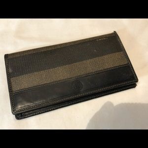 Fendi Roma bi Fold Check Wallet
